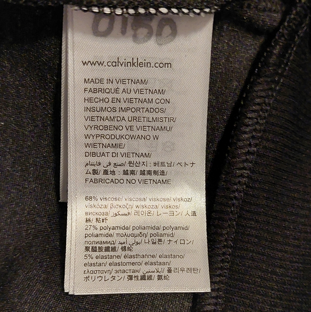 Calvin Klein Men's Black Zip-Up Jacket with Leather Accents & Pockets NWT Sz. XL - Picture 15 of 16